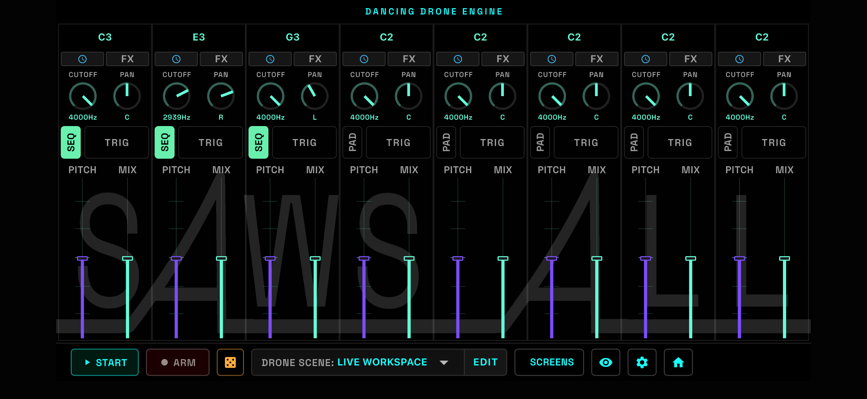 Dancing Drone Engine
